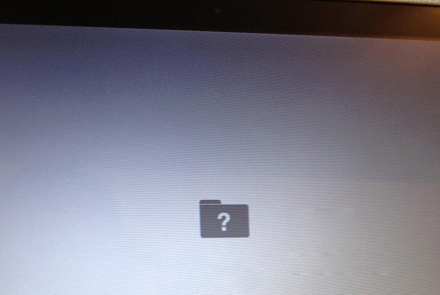 MacBook Pro flashes question mark